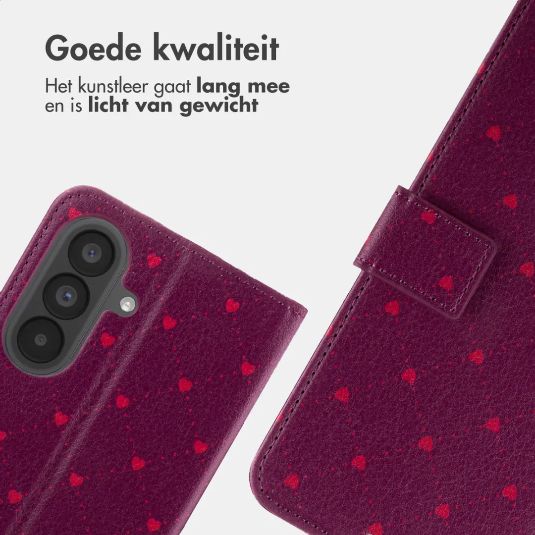 Imoshion Galaxy A37 Hoesje - 3 Pasjes - Rood