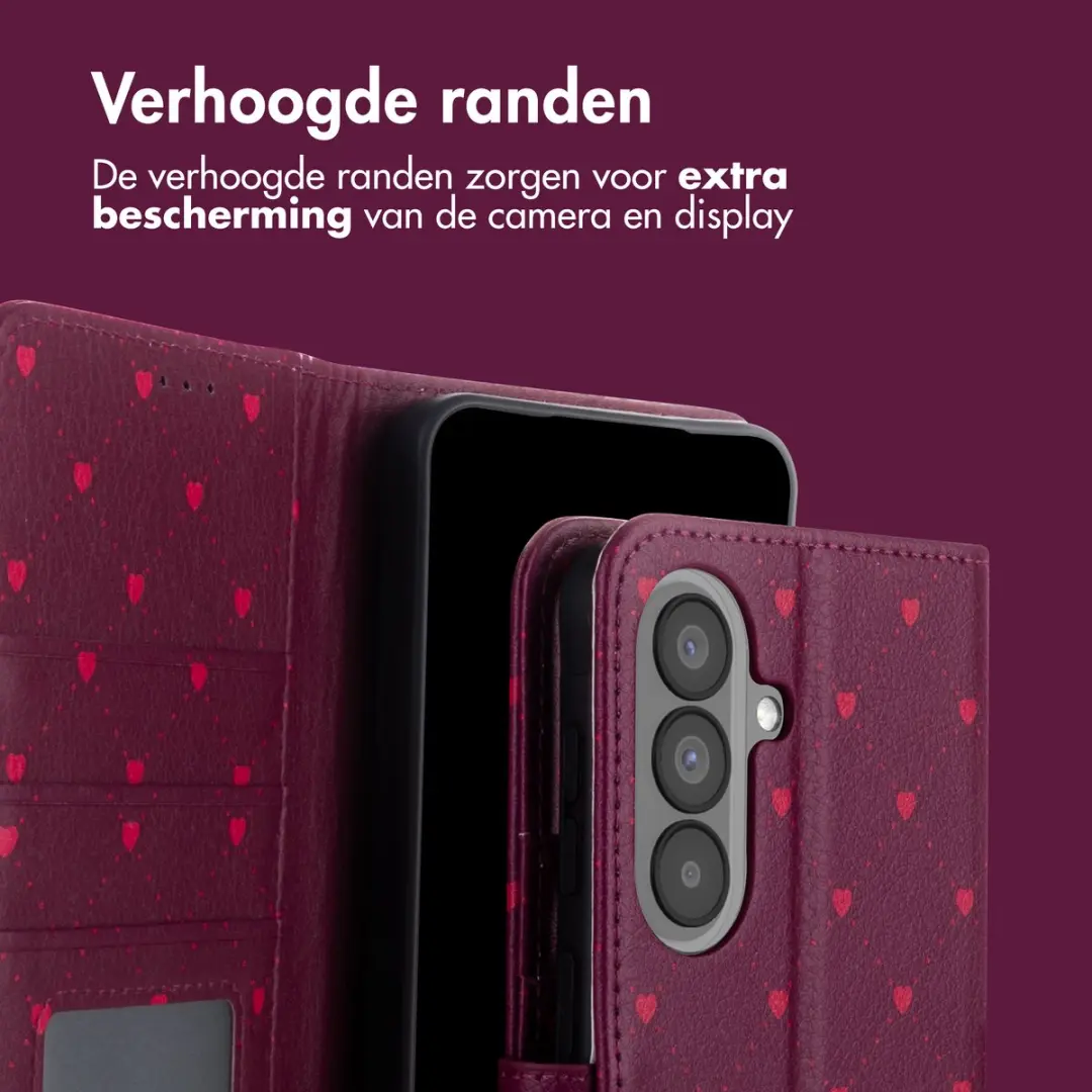 Imoshion Galaxy A37 Hoesje - 3 Pasjes - Rood