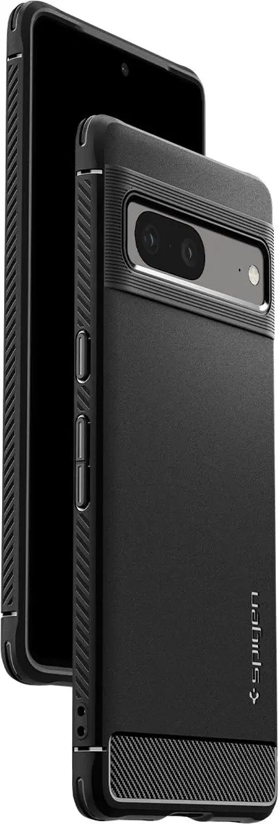 Spigen Rugged Armor ACS04698 Hoesje - Google Pixel 7 - Zwart