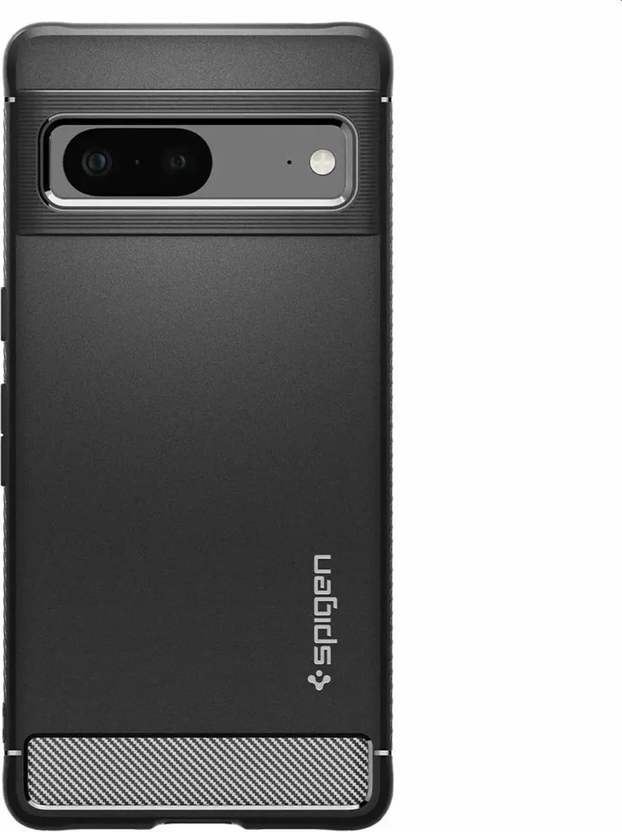 Spigen Rugged Armor ACS04698 Hoesje - Google Pixel 7 - Zwart