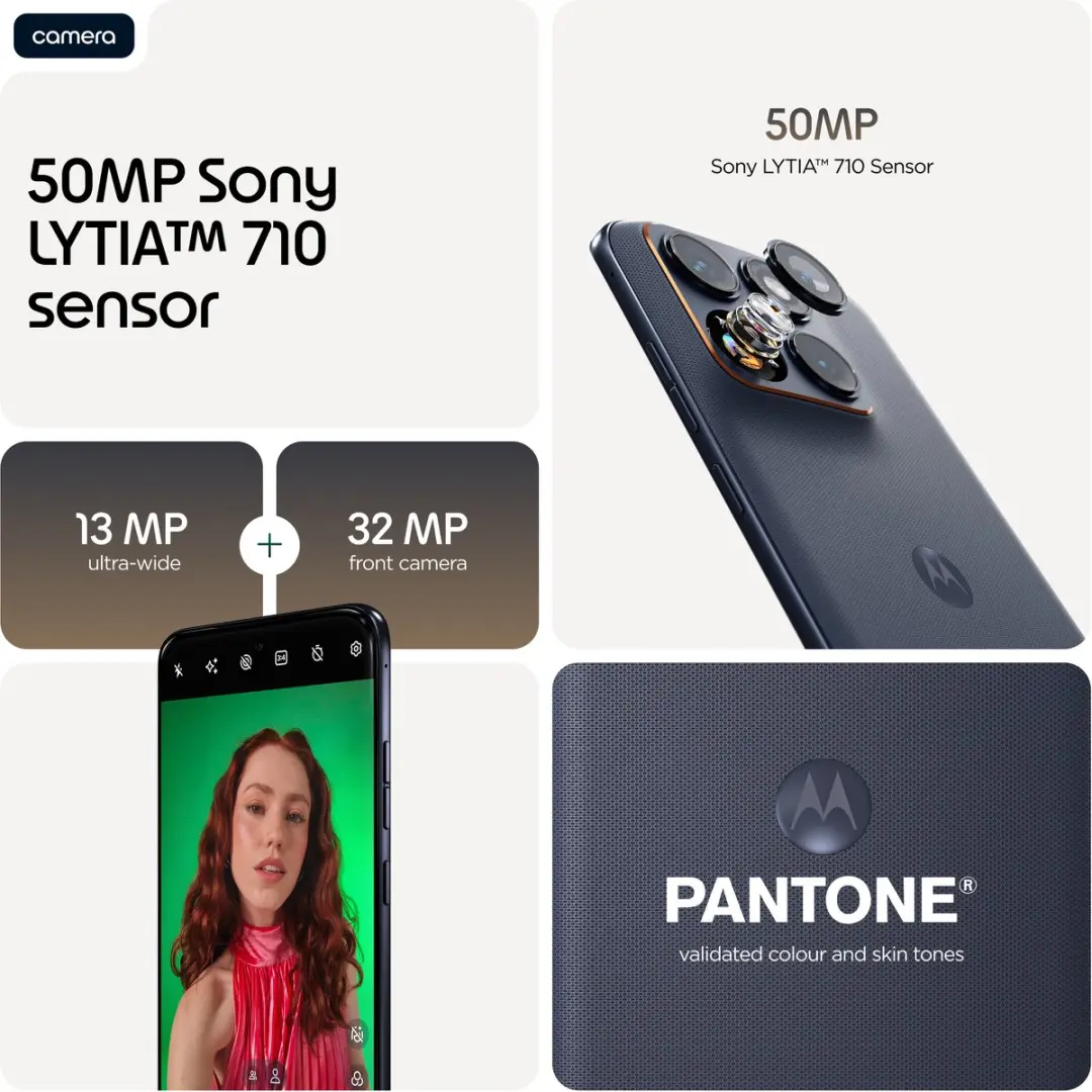 Motorola Edge 70 Fusion PBBD0002SE Smartphone 8GB/256GB - Zwart