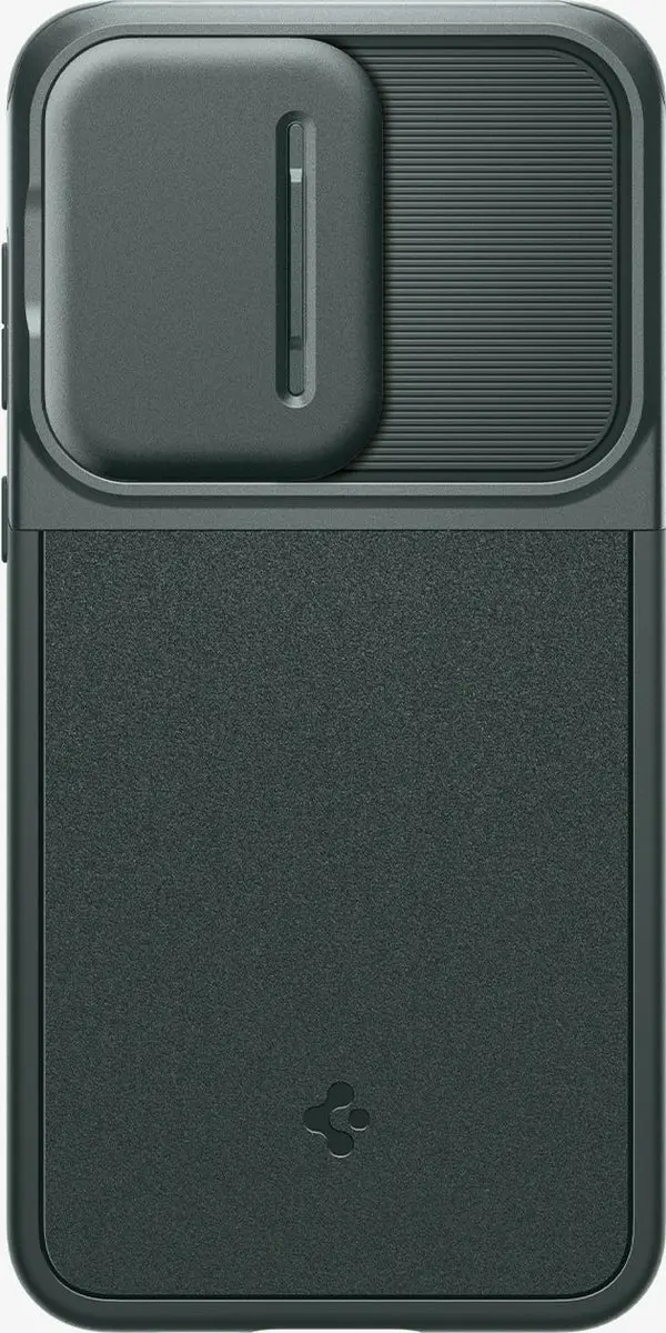 Spigen Optik Armor ACS07536 Hoesje - Samsung Galaxy A55 - Groen