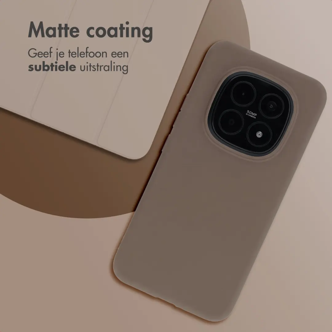 Imoshion Hoesje Xiaomi Redmi Note 15 Pro Plus 5G - Bruin