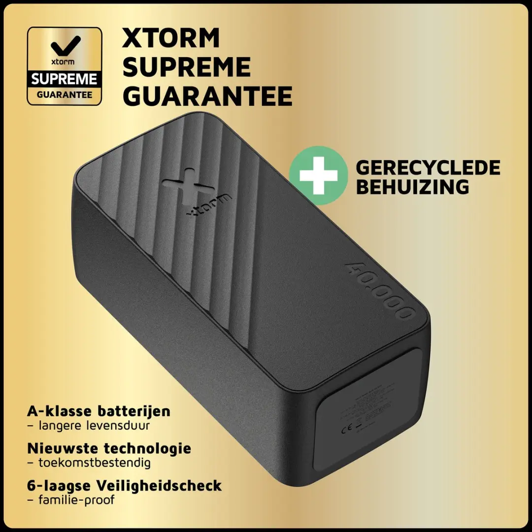 Xtorm Go2 Powerbank XG2401 40000mAh - 3x USB - 45W - Zwart - afbeelding 3 van 6