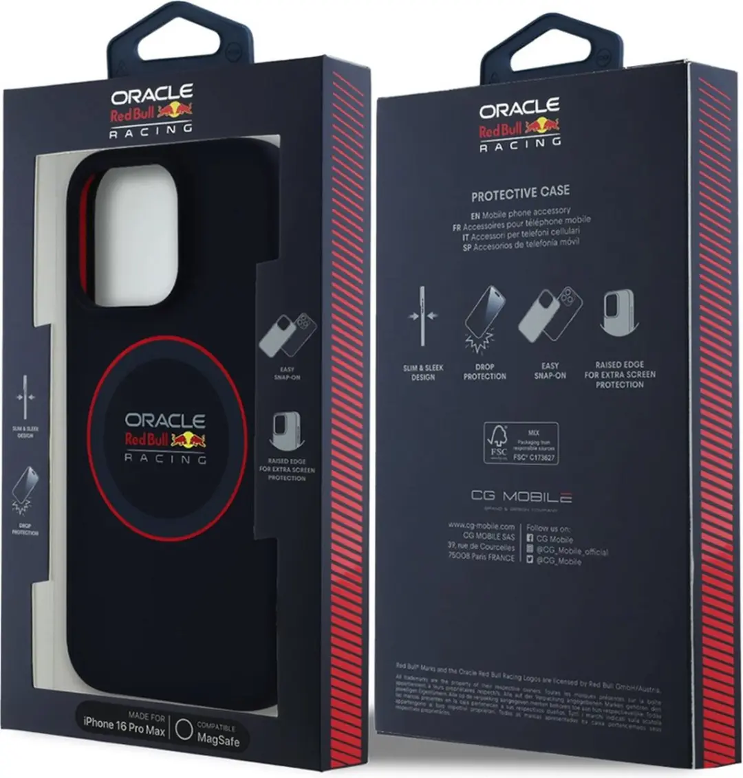 Red Bull Racing iPhone 16 Pro Hoesje - MagSafe - Donkerblauw - afbeelding 6 van 6