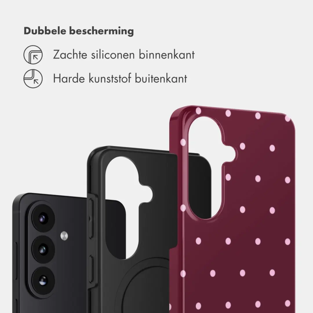 Selencia Hoesje Samsung Galaxy S26 - Donkerrood