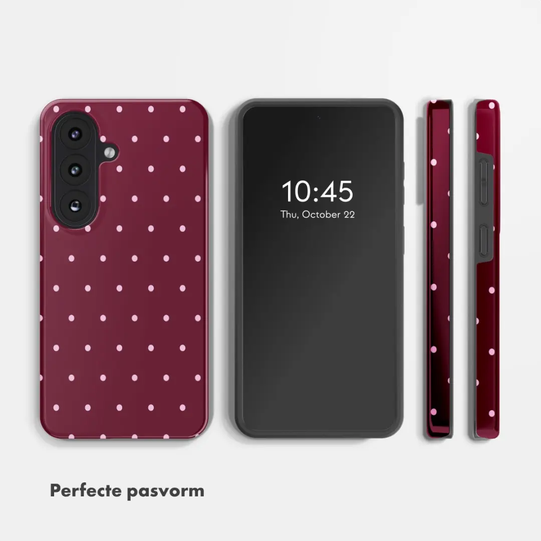 Selencia Hoesje Samsung Galaxy S26 - Donkerrood