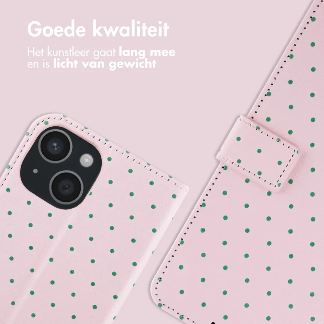 Imoshion Hoesje iPhone 15 Happy Dots - 3 Pasjes