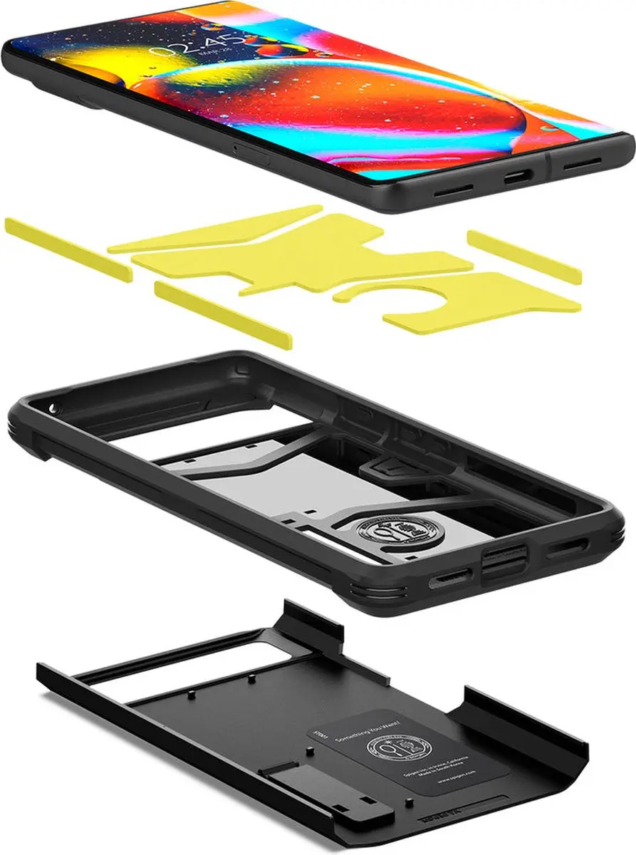 Spigen Tough Armor ACS04701 Hoesje - Google Pixel 7 - Zwart