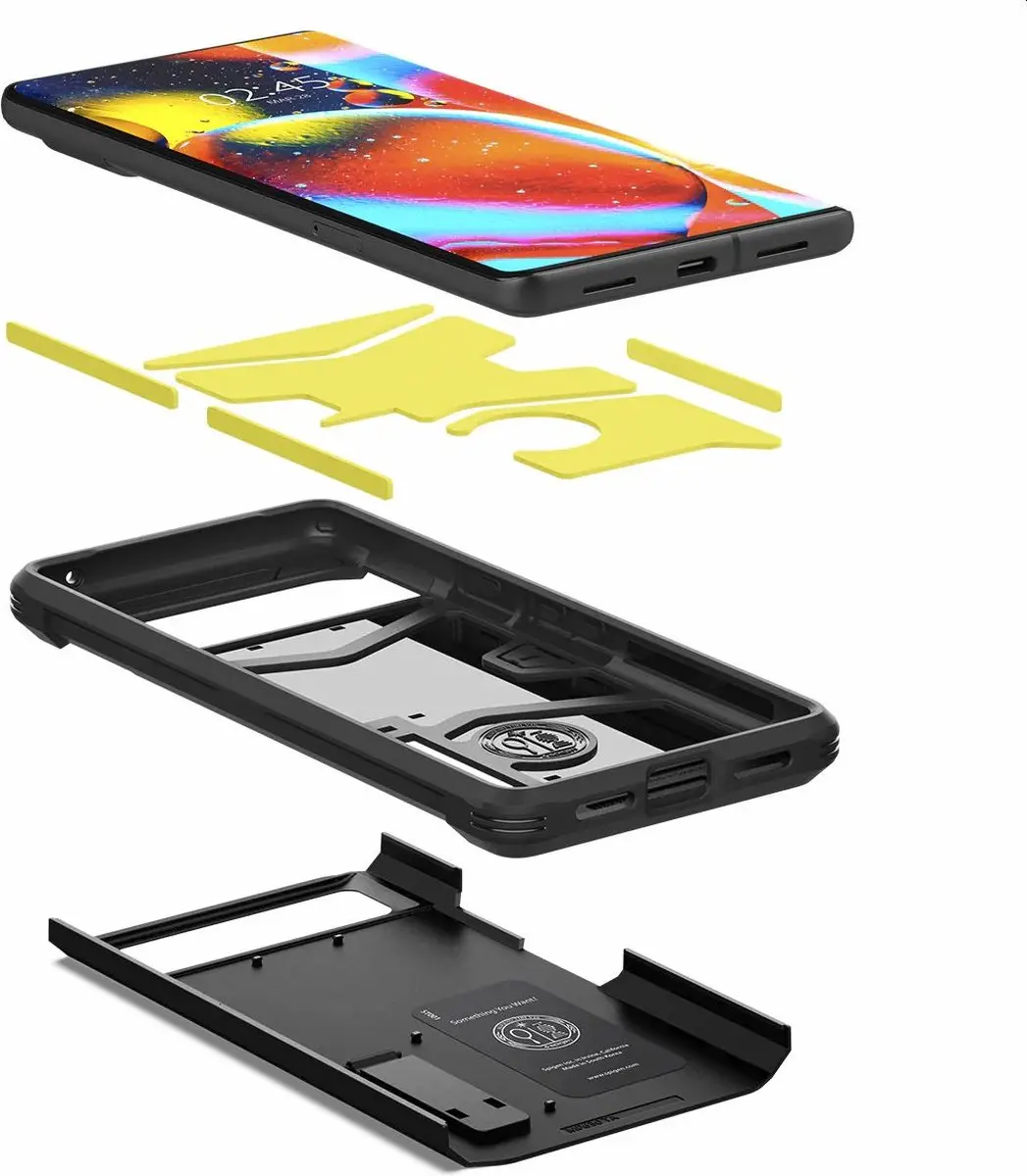 Spigen Tough Armor ACS04701 Hoesje - Google Pixel 7 - Zwart