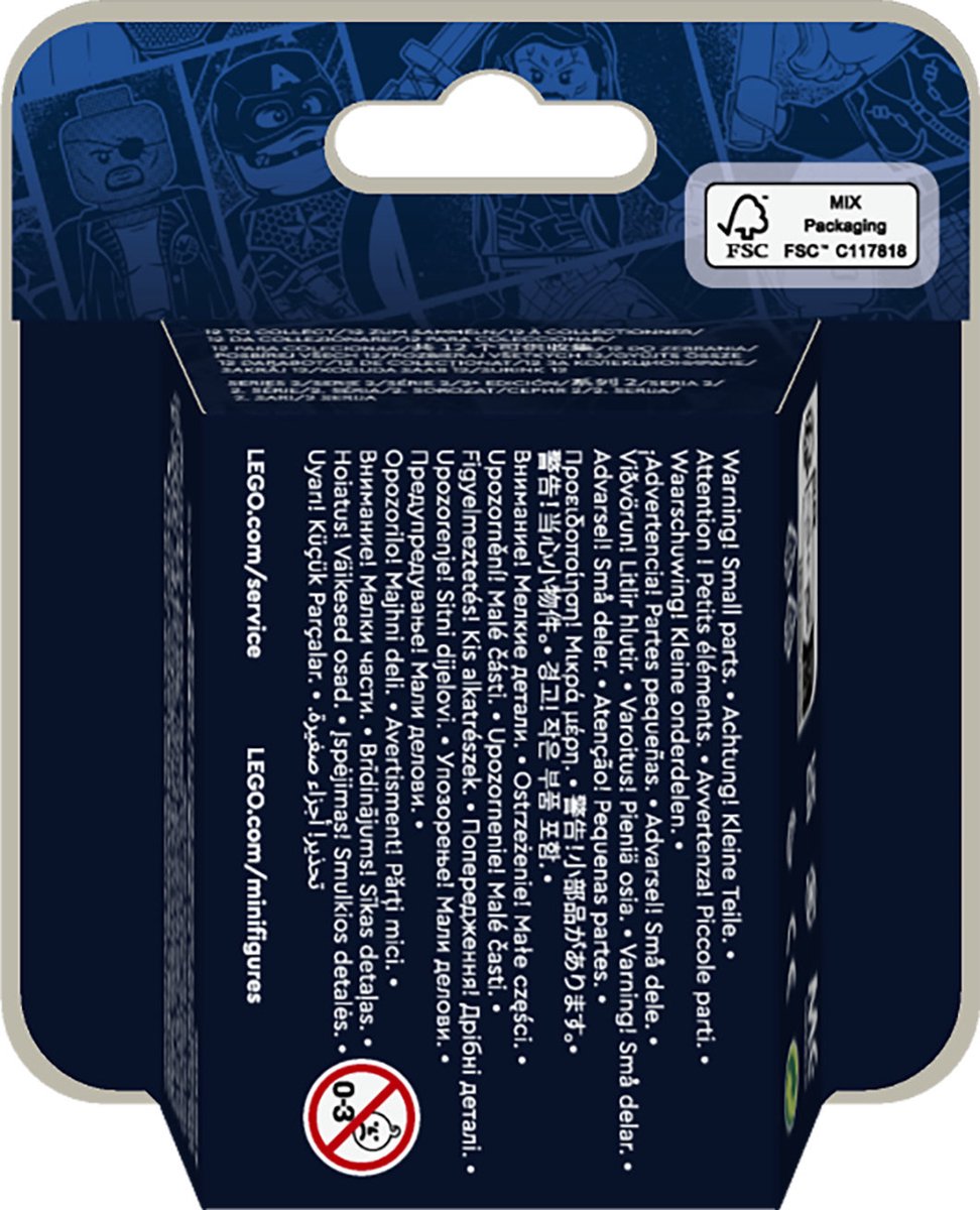 LEGO Minifiguren Marvel Serie 2 Set met 1 van de 12 Figuren - 71039