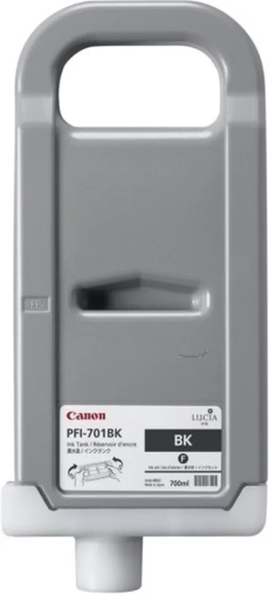 Canon PFI-701BK Inktcartridge Zwart 700ml