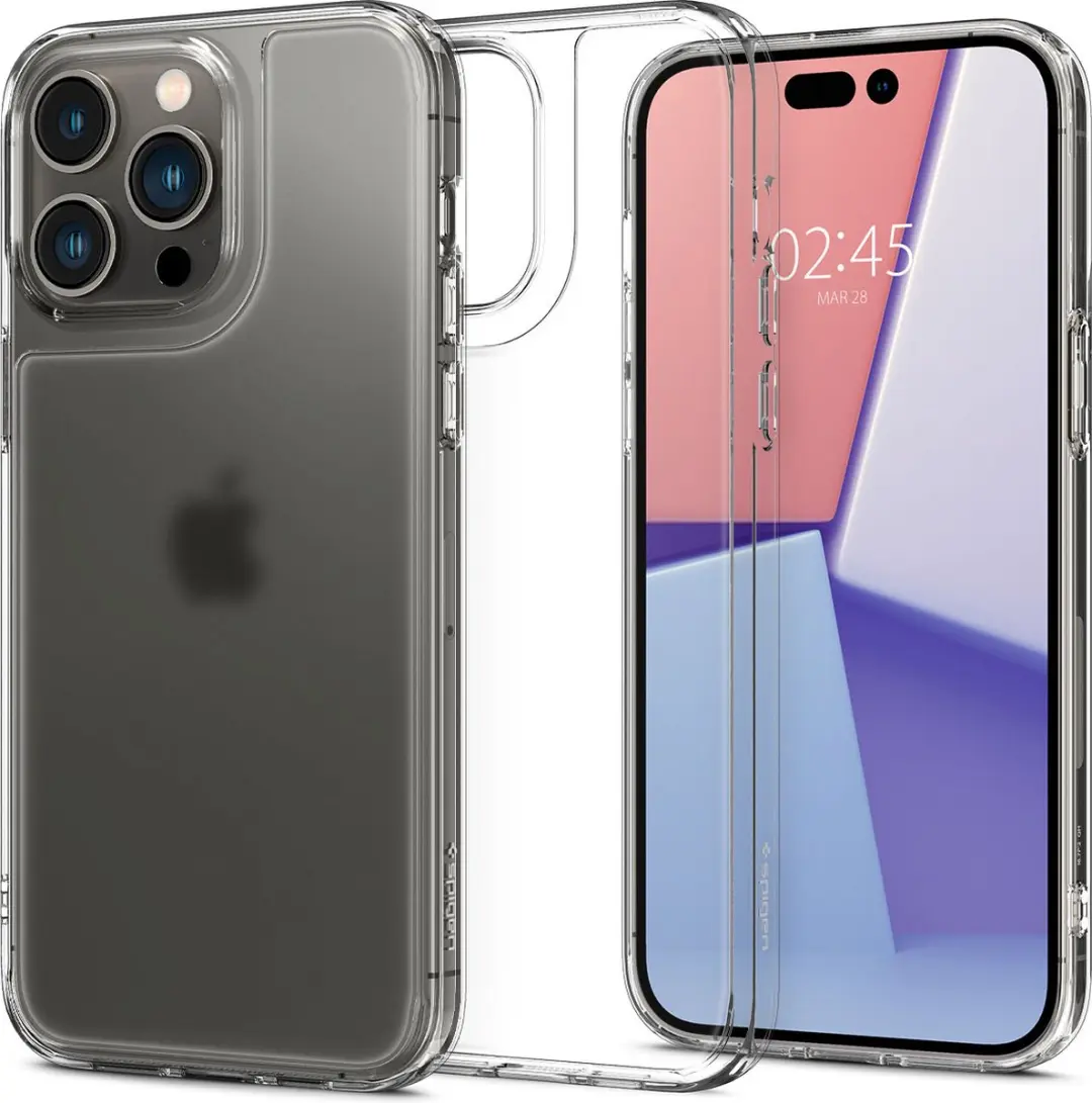 Spigen Quartz Hybrid ACS04975 Hoesje - iPhone 14 Pro - Transparant