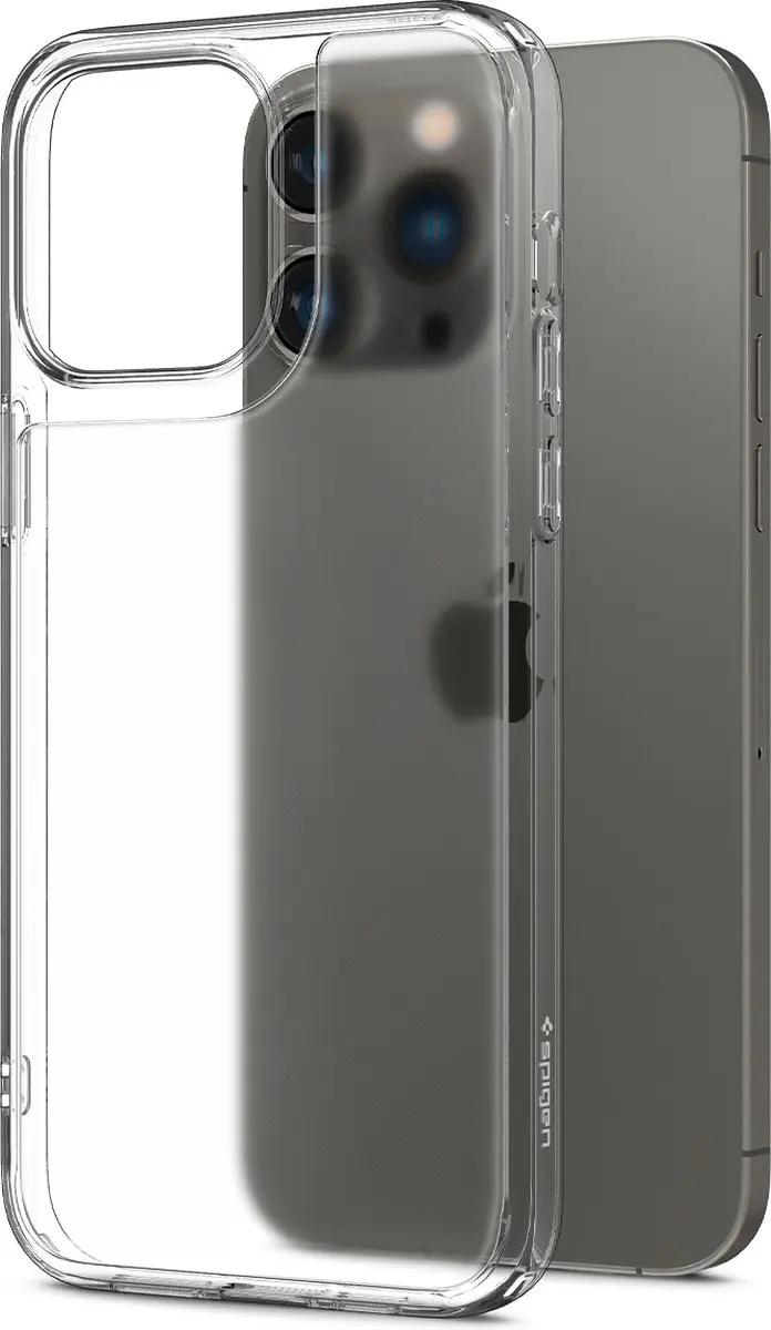Spigen Quartz Hybrid ACS04975 Hoesje - iPhone 14 Pro - Transparant