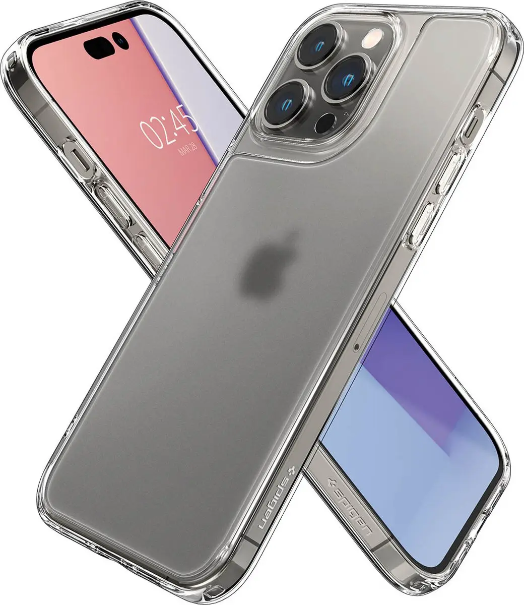 Spigen Quartz Hybrid ACS04975 Hoesje - iPhone 14 Pro - Transparant