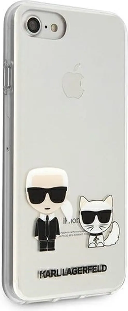 Karl Lagerfeld KLHCI8CKTR iPhone Hoesje - Transparant - afbeelding 4 van 6
