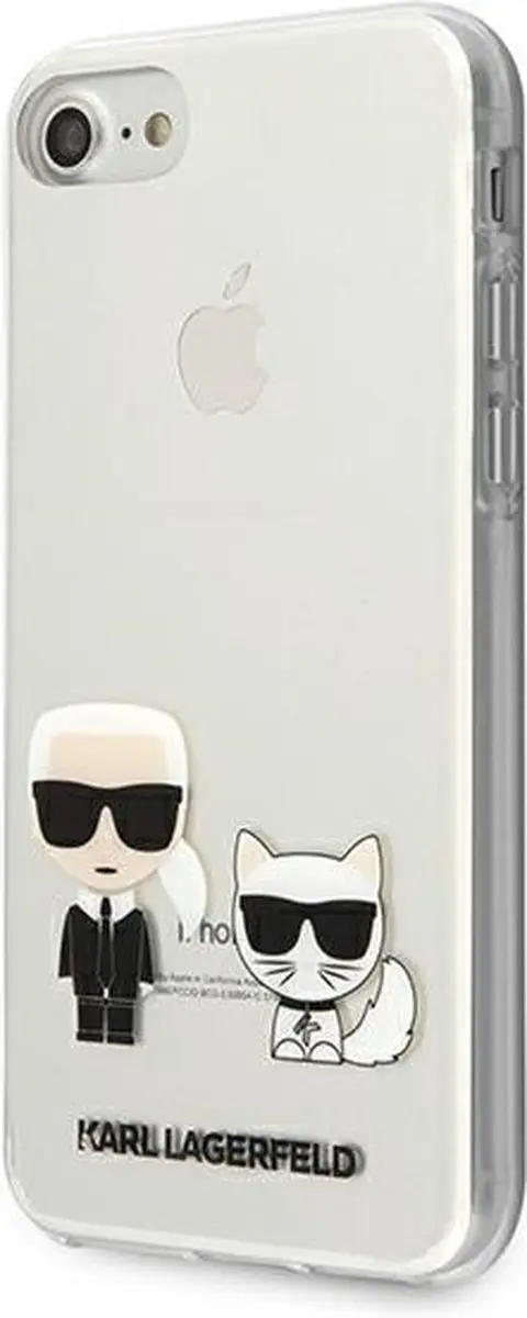 Karl Lagerfeld KLHCI8CKTR iPhone Hoesje - Transparant - afbeelding 5 van 6