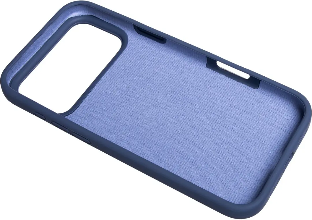 BMAX Siliconen Hoesje iPhone 17 Pro - Donkerblauw