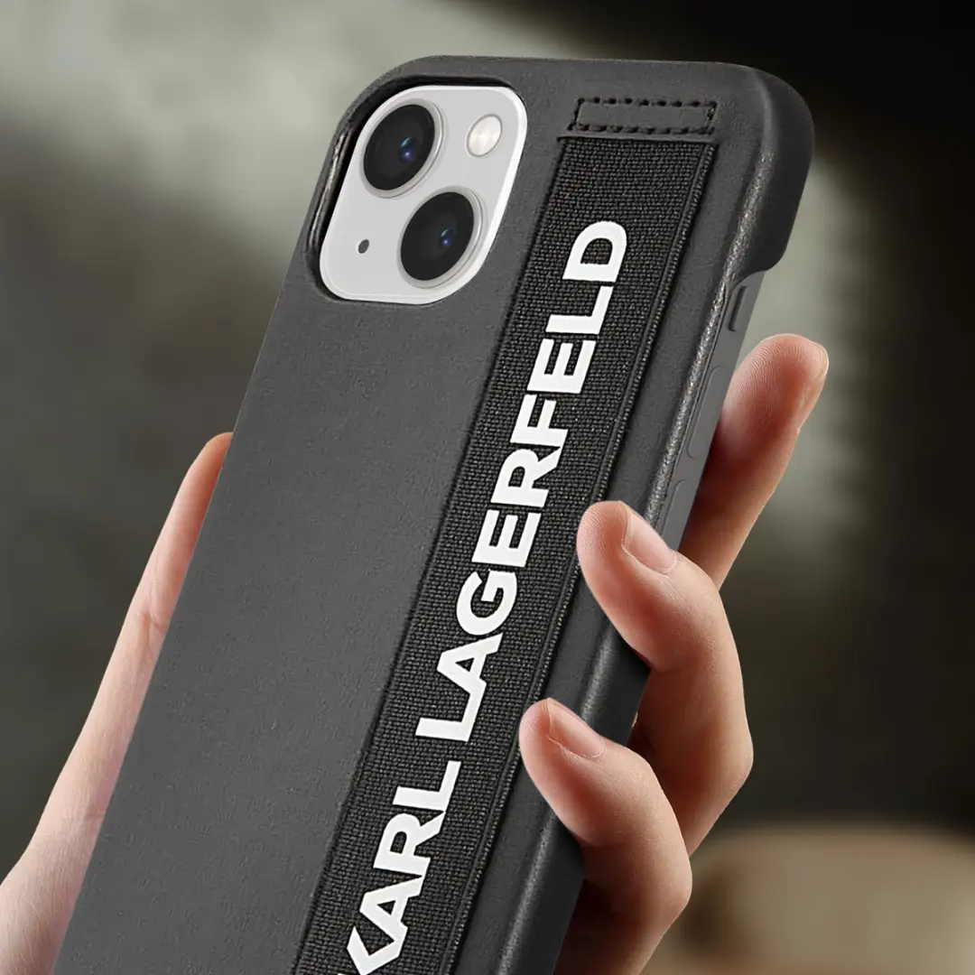 Karl Lagerfeld Hoesje iPhone 13 - Zwart