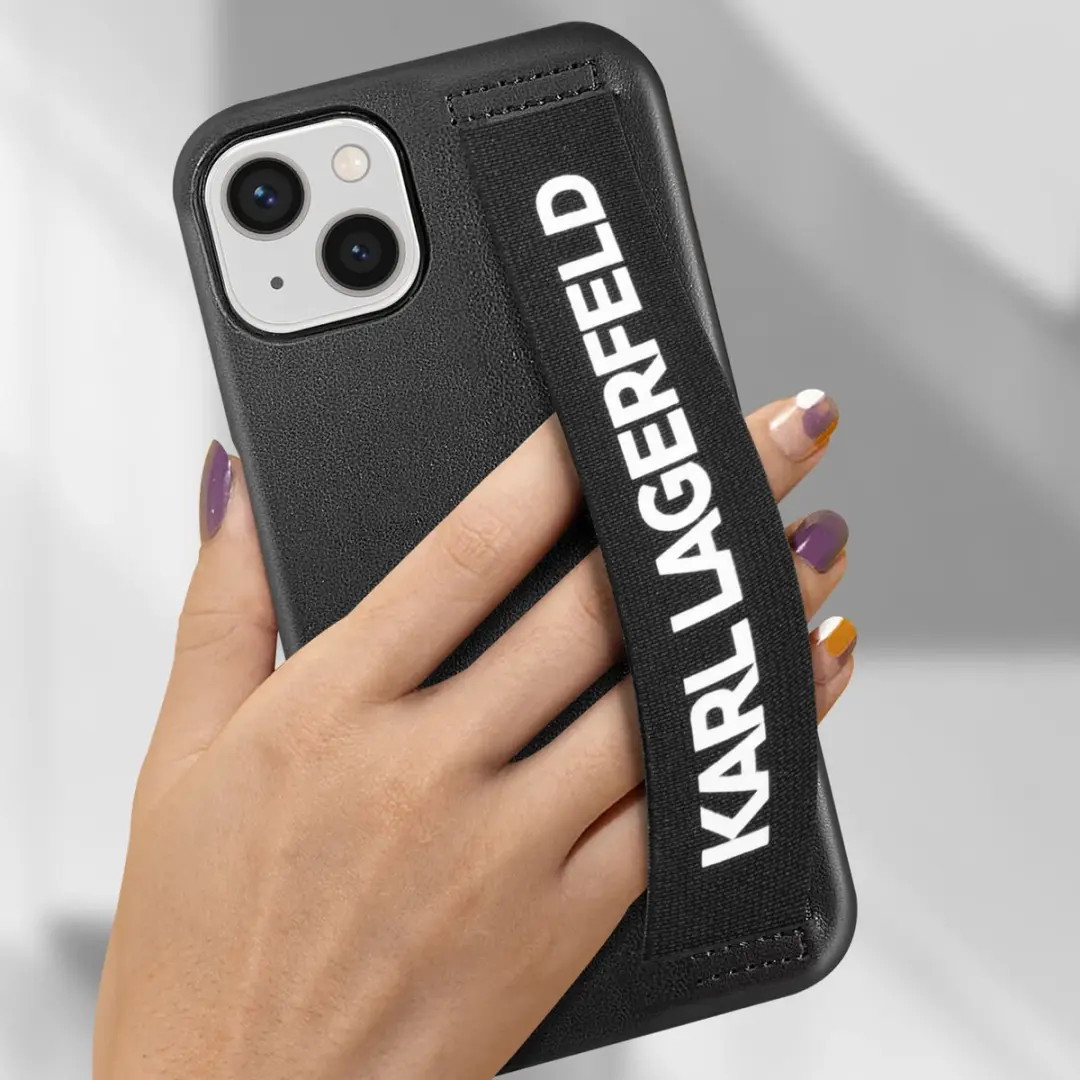 Karl Lagerfeld Hoesje iPhone 13 - Zwart