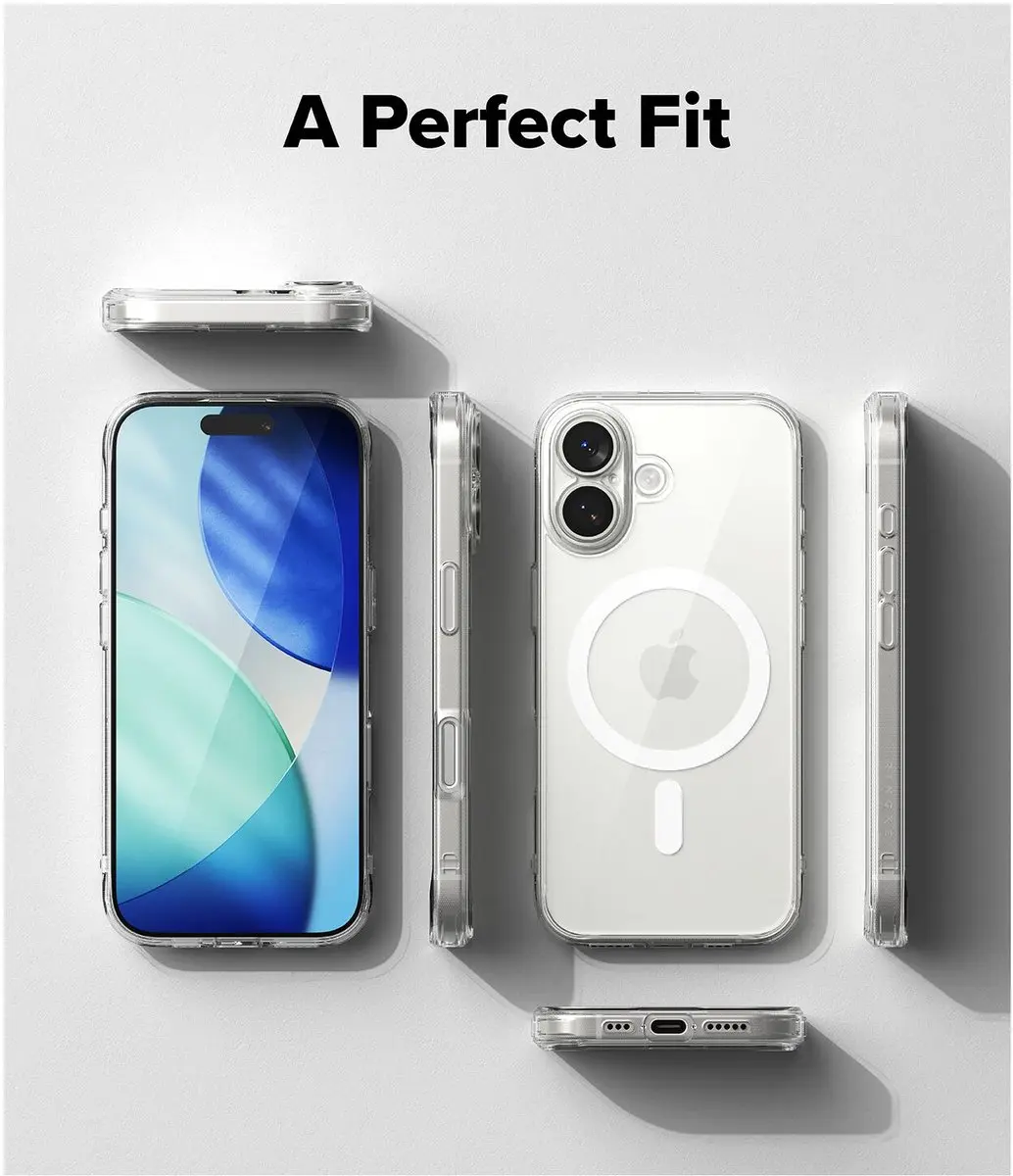 Ringke Fusion Magnetic Hoesje iPhone 17 - Transparant