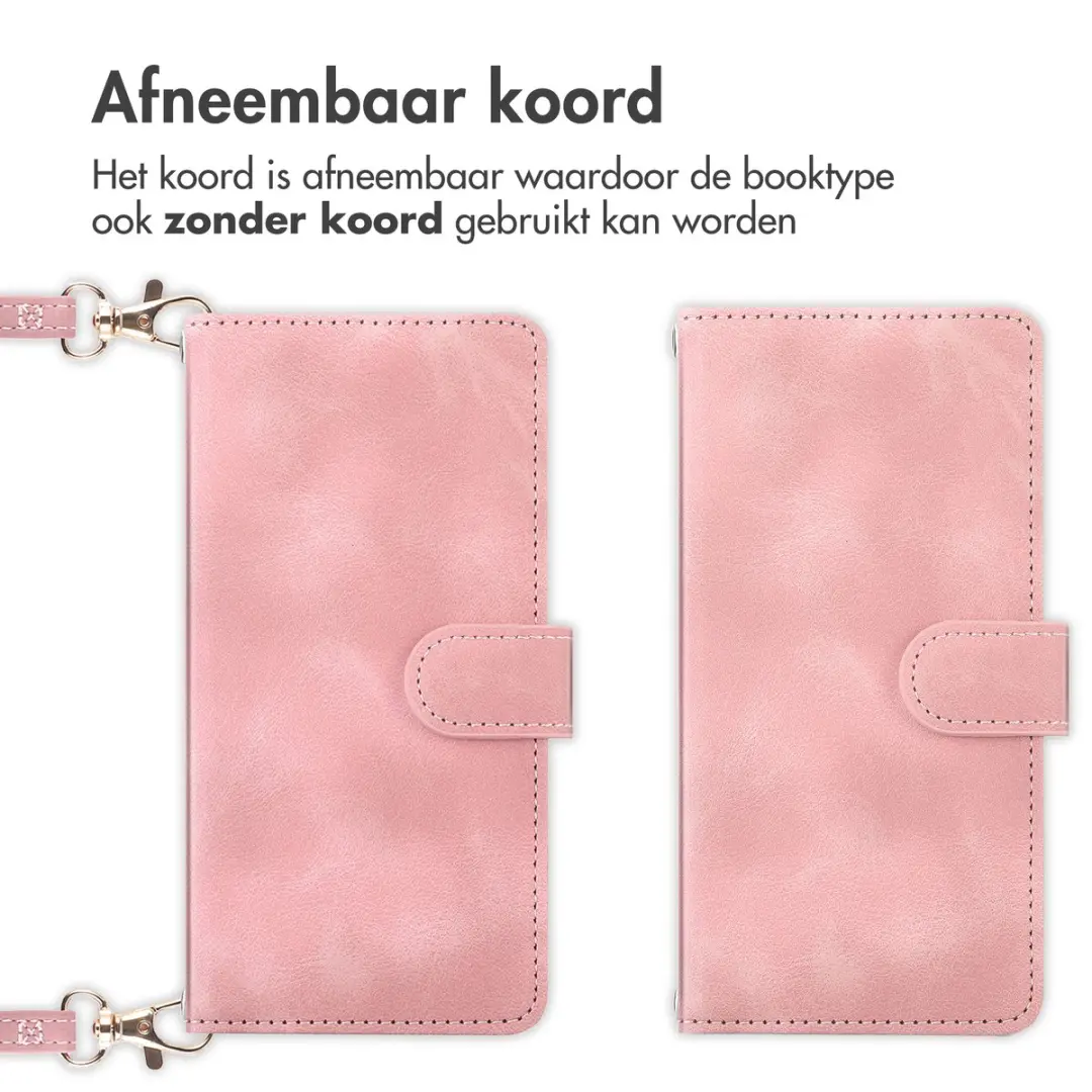 Imoshion Bookcase Hoesje Moto G77 - 3 Pasjes - Roze