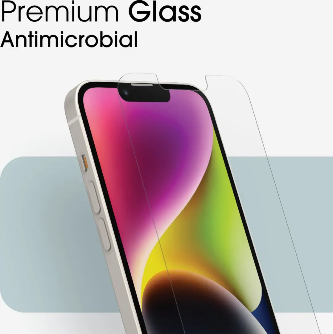 OtterBox Premium Glass Antimicrobial Series iPhone 16e/14/13 Pro - Transparant - afbeelding 6 van 6