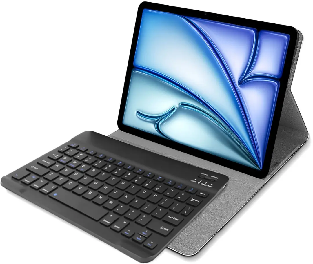 Just in Case iPad Air 11 Bluetooth Hoes met Toetsenbord - Zwart
