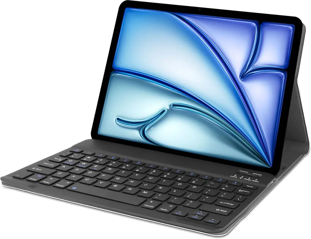 Just in Case iPad Air 11 Bluetooth Hoes met Toetsenbord - Zwart