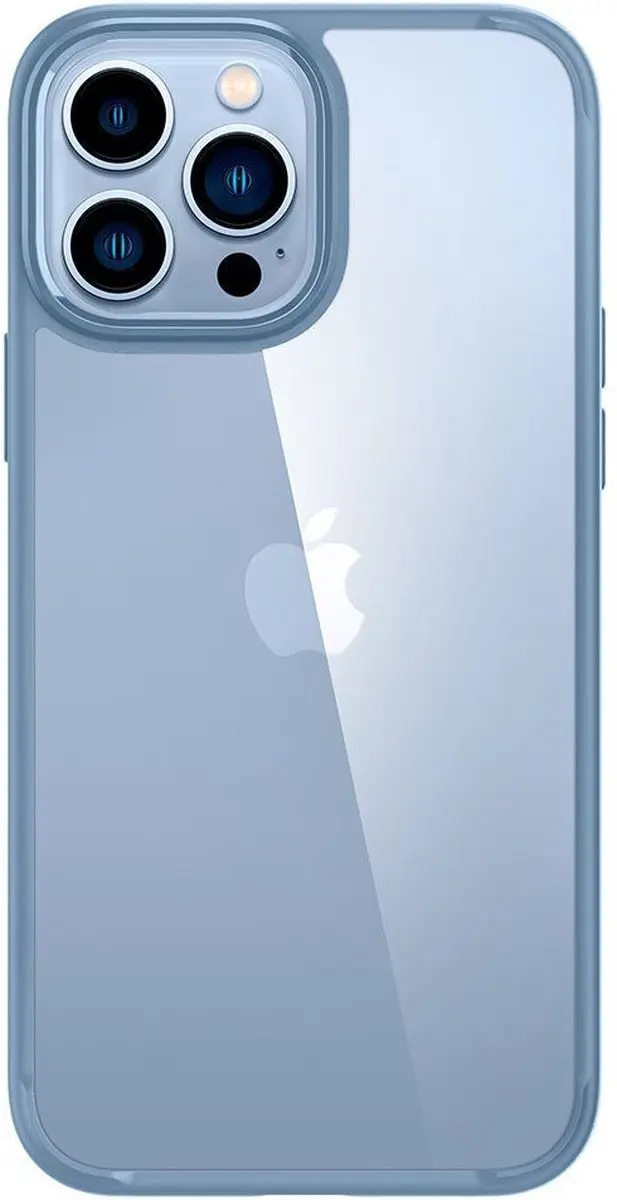 Spigen Ultra Hybrid iPhone 13 Pro Max Hoesje ACS04131 - Blauw - afbeelding 5 van 6