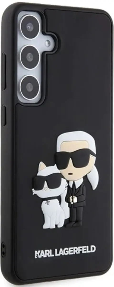 Karl Lagerfeld Galaxy S24+ Hoesje - Black - 2 Stuks - afbeelding 3 van 6