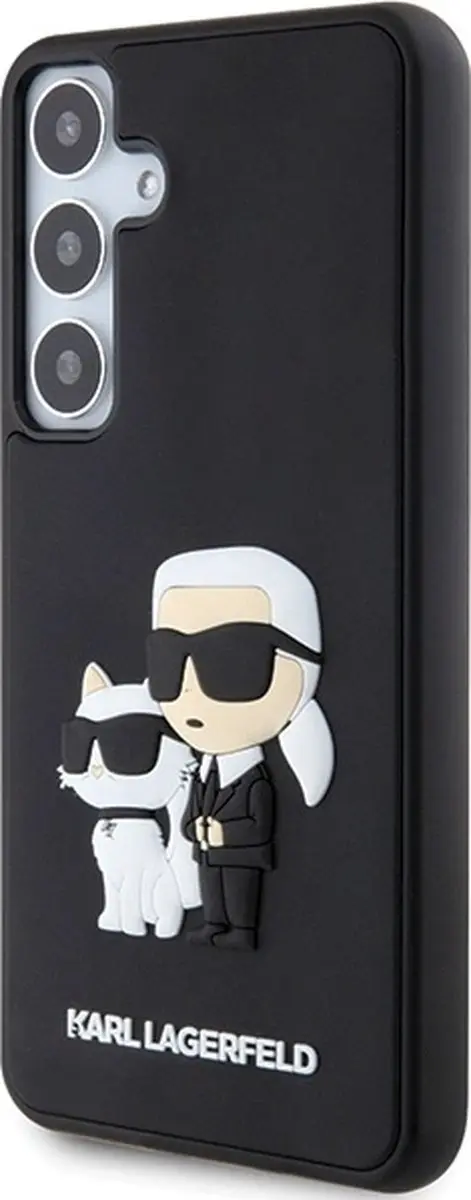 Karl Lagerfeld Galaxy S24+ Hoesje - Black - 2 Stuks - afbeelding 5 van 6