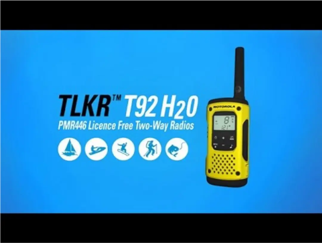 Motorola TLKR T92 H2O Portofoons - 12 Stuks - Geel