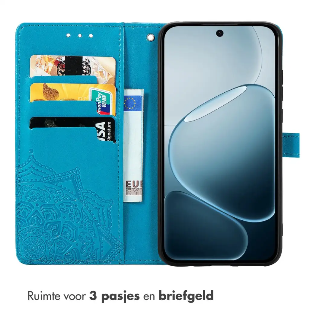 Imoshion Hoesje Oppo A6X - Turquoise - 3 Pasjes
