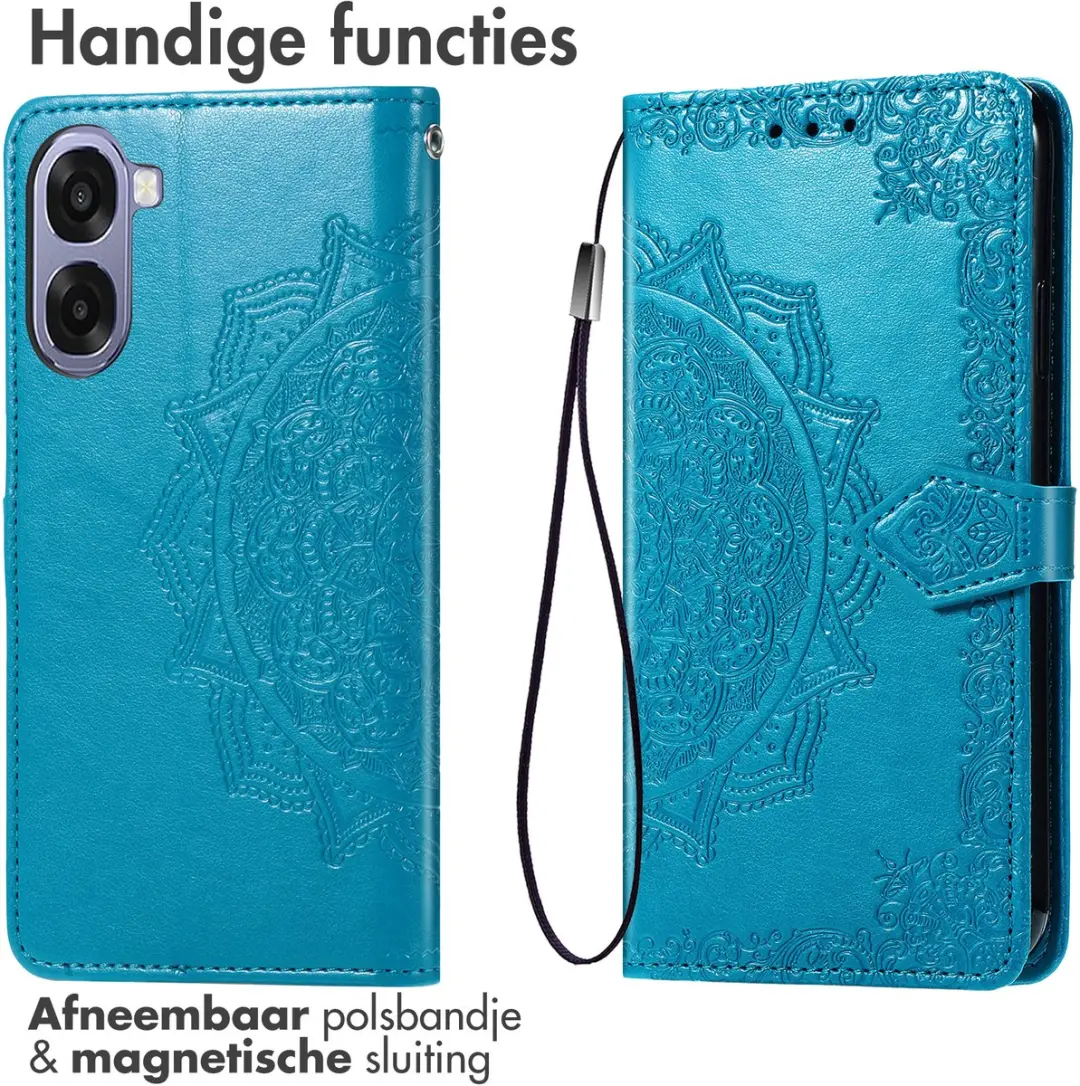 Imoshion Hoesje Oppo A6X - Turquoise - 3 Pasjes