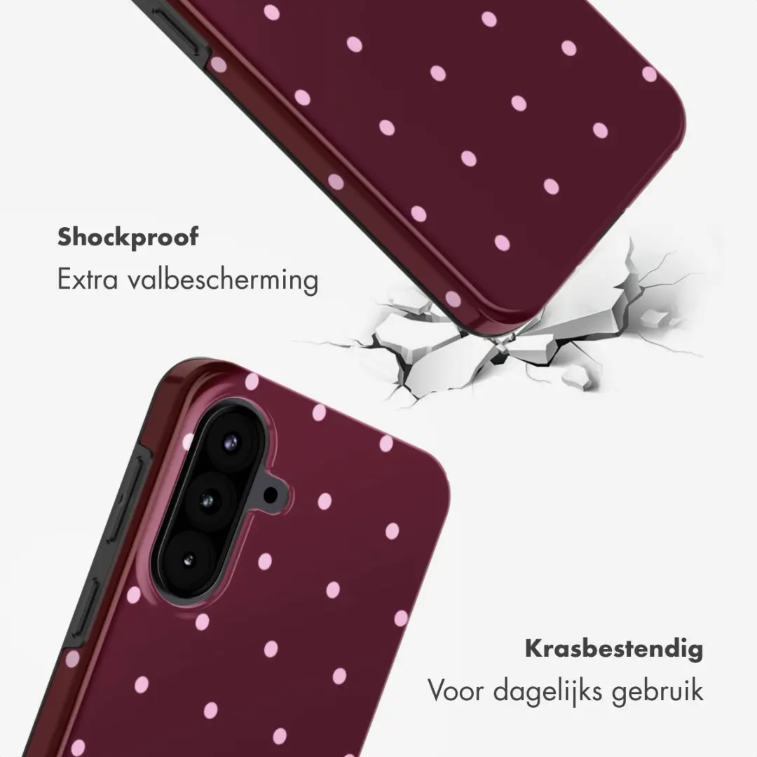 Selencia Hoesje Samsung Galaxy A57 - Donkerrood