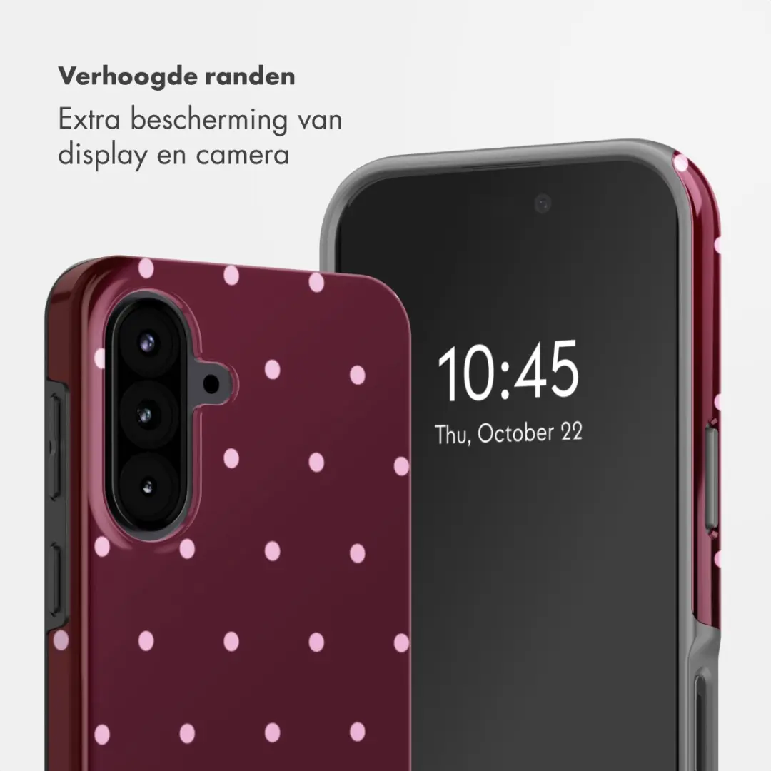 Selencia Hoesje Samsung Galaxy A57 - Donkerrood