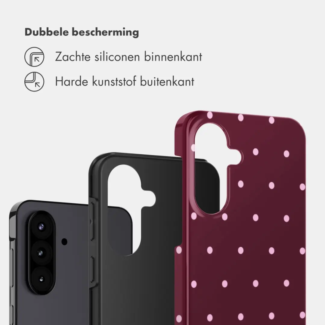 Selencia Hoesje Samsung Galaxy A57 - Donkerrood