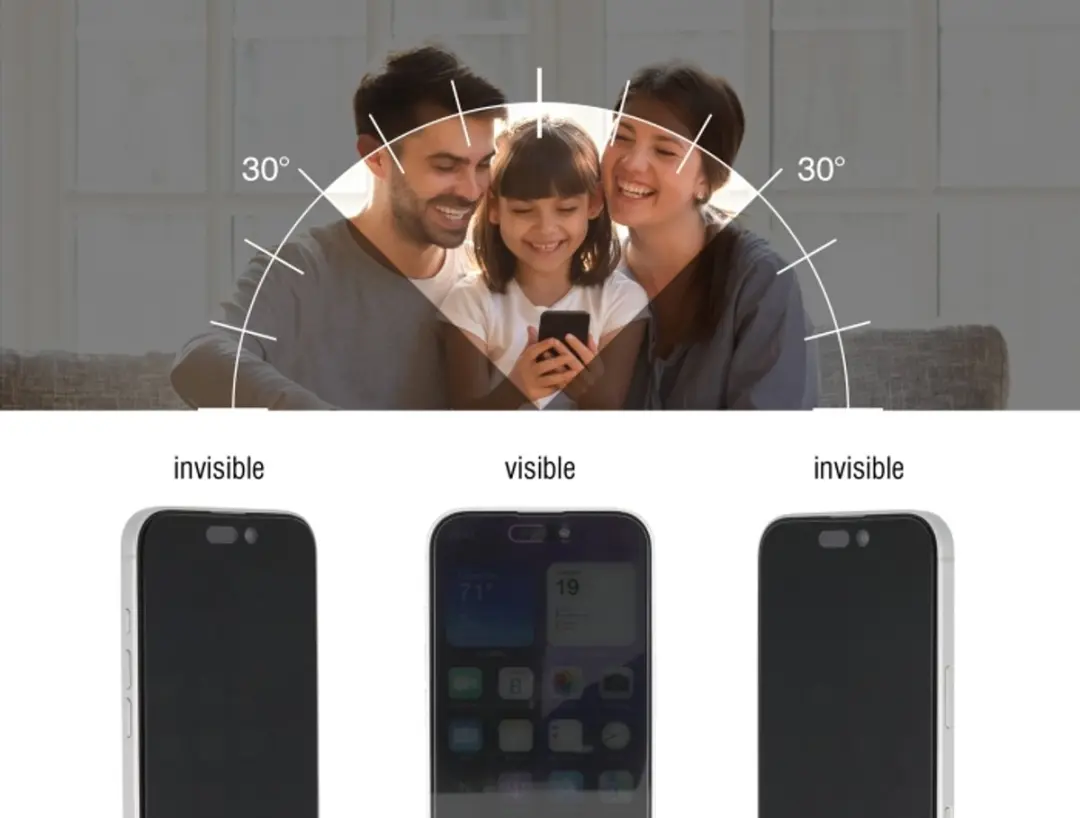 Delock Privacy Glas iPhone 16 - Anti-Spy - 1 Stuk