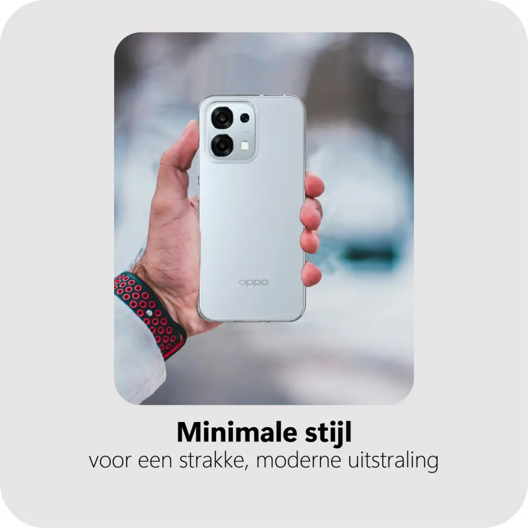 Just in Case Oppo A6 Pro Siliconen Hoesje - MOO2844KL0 - Transparant