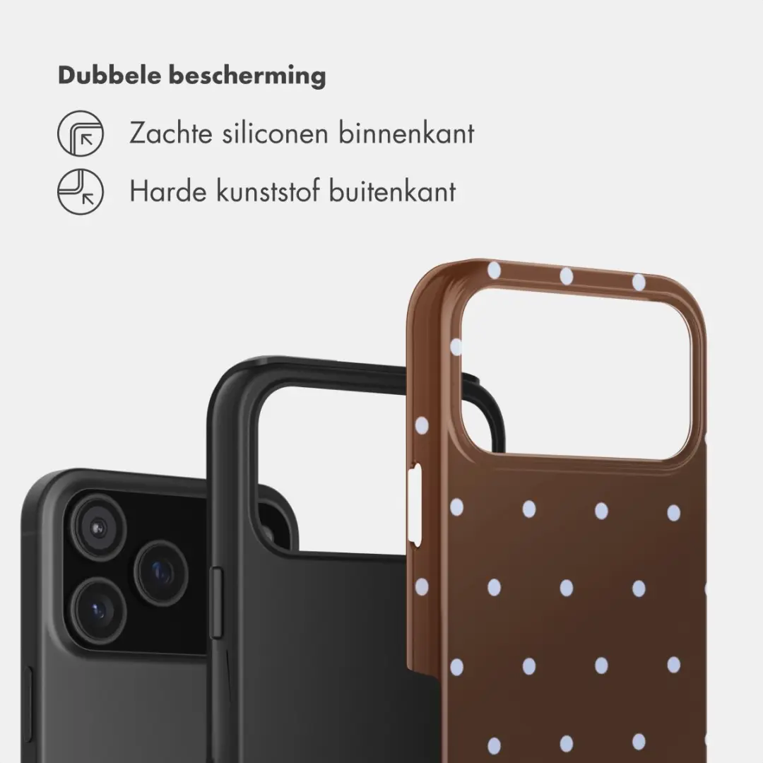 Selencia Hoesje iPhone 17 Pro Max Chocolate