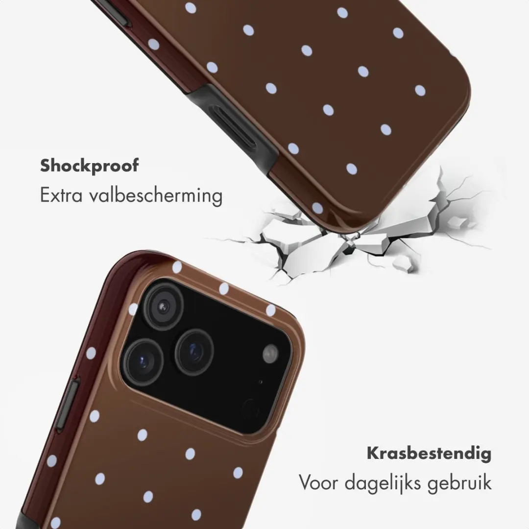 Selencia Hoesje iPhone 17 Pro Max Chocolate