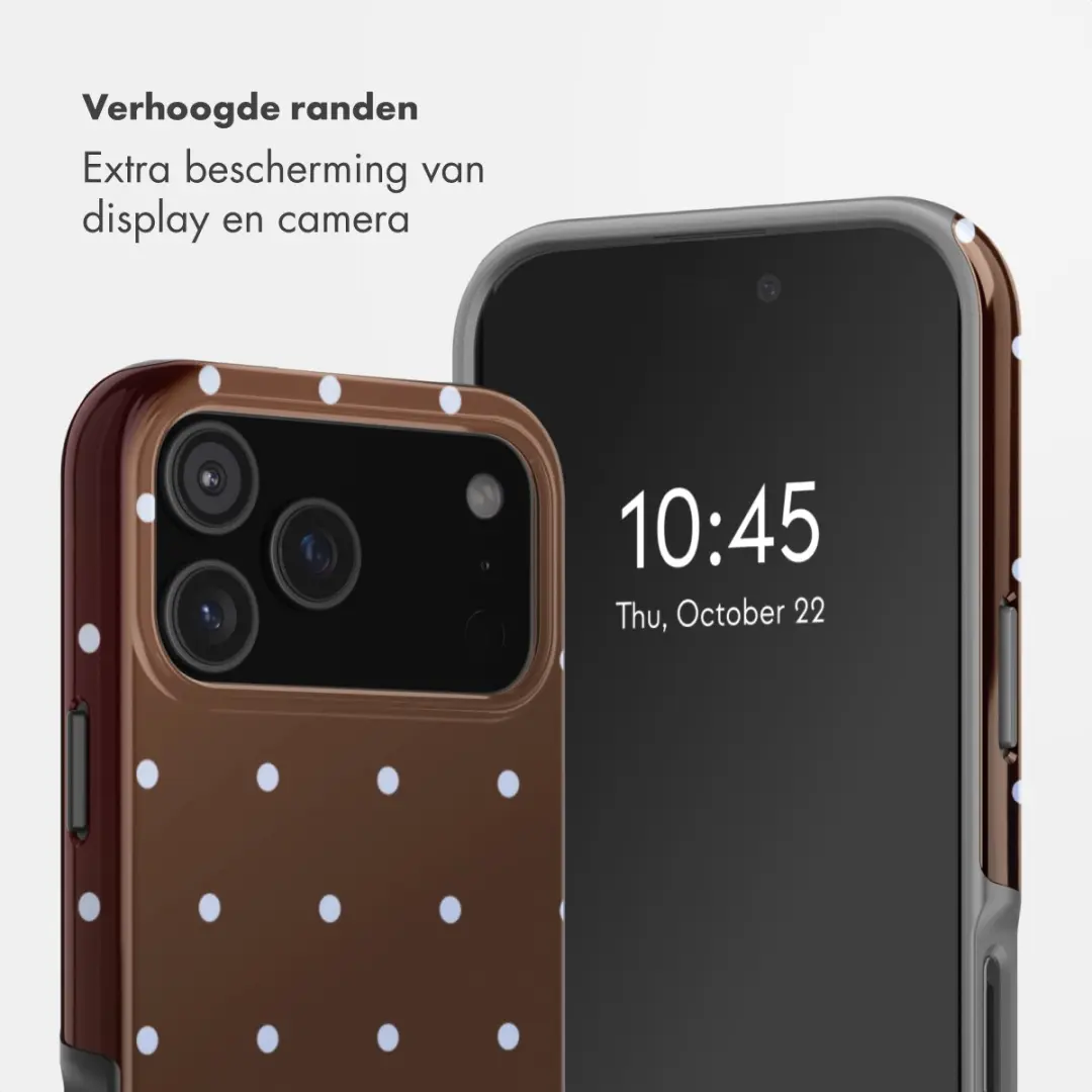 Selencia Hoesje iPhone 17 Pro Max Chocolate