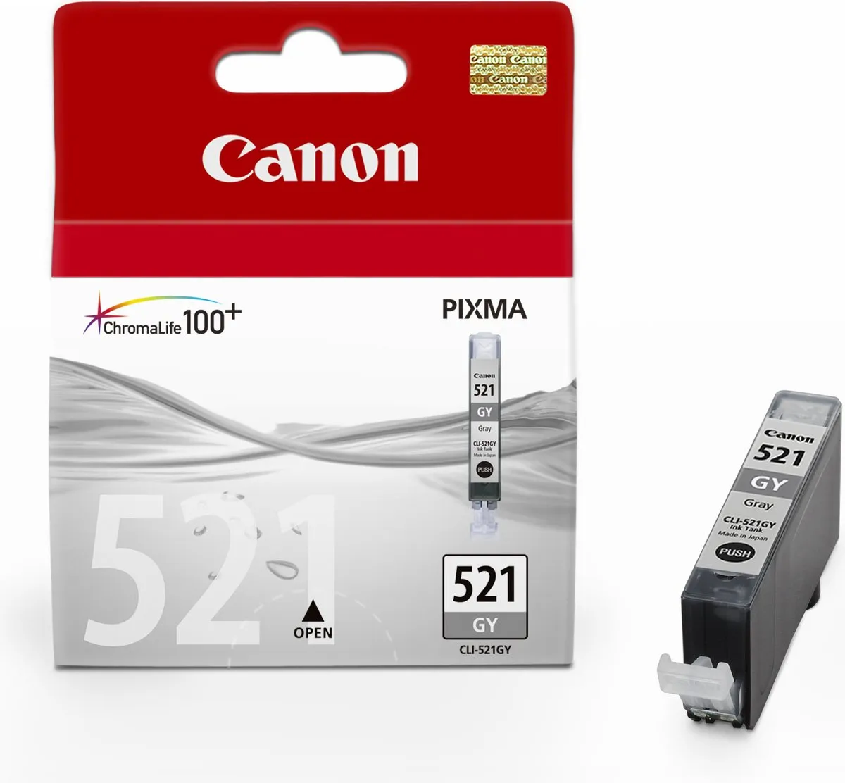 Canon CLI-521 GY Inktcartridge - Grijs