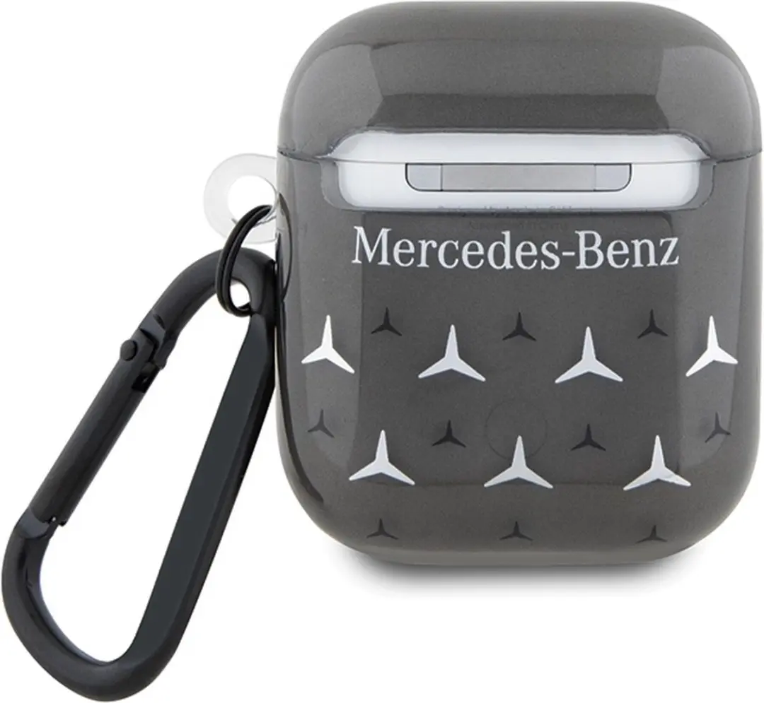 Mercedes-Benz MEA28DPMGS AirPods Hoes - Zwart Groot Sterpatroon