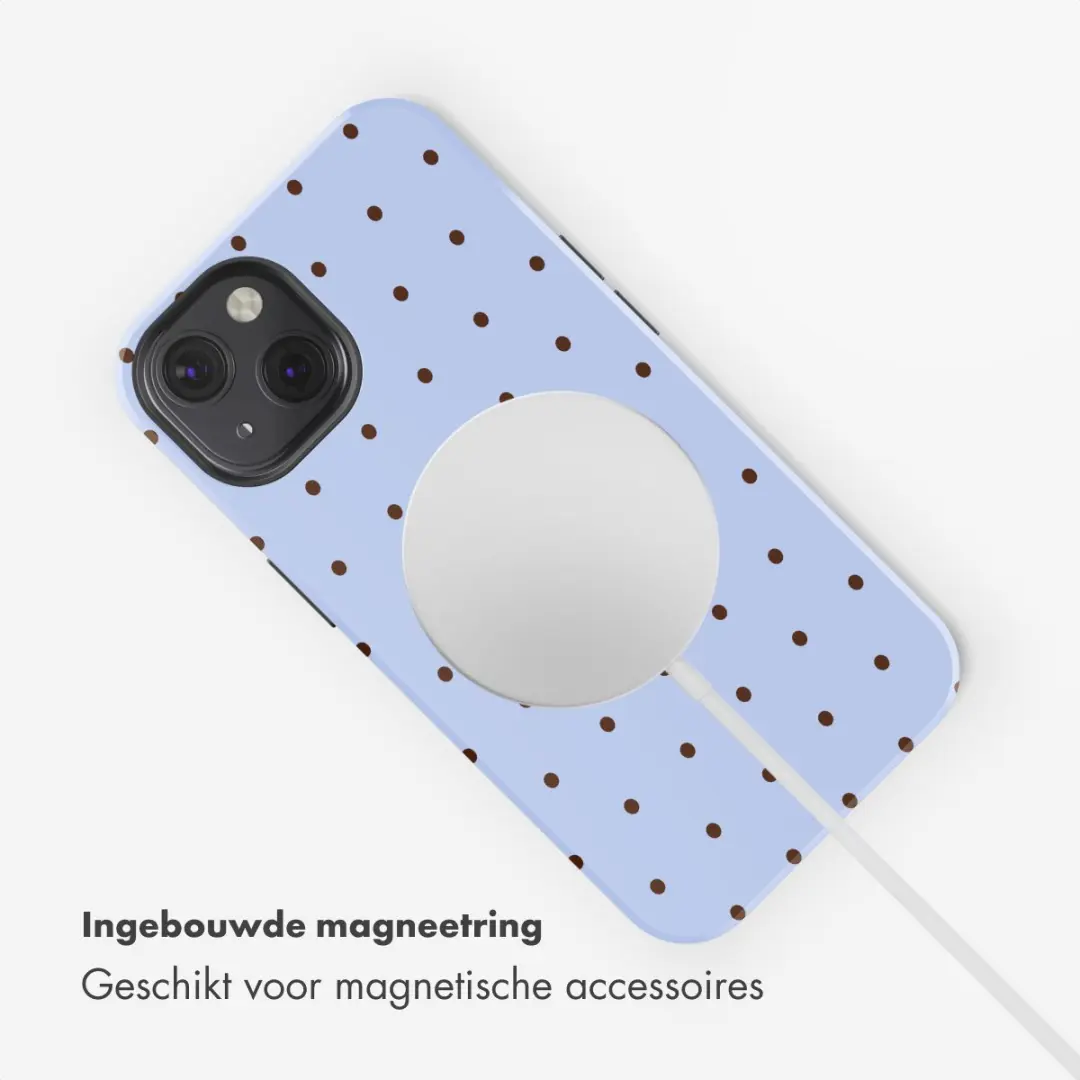 Selencia Hoesje iPhone 13 Lichtblauw - MagSafe - afbeelding 6 van 6
