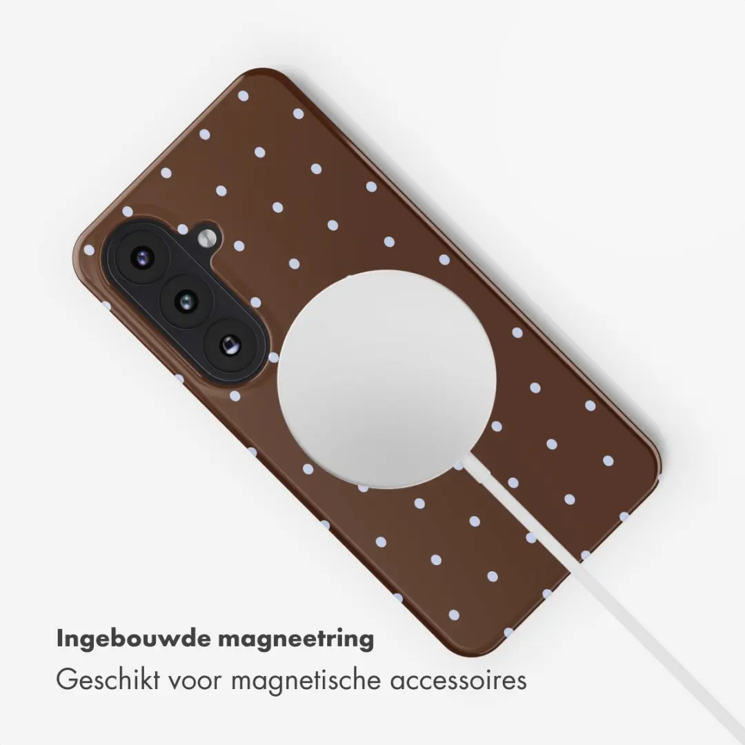 Selencia Hoesje Samsung Galaxy S26 - Magnetische Ring - Bruin
