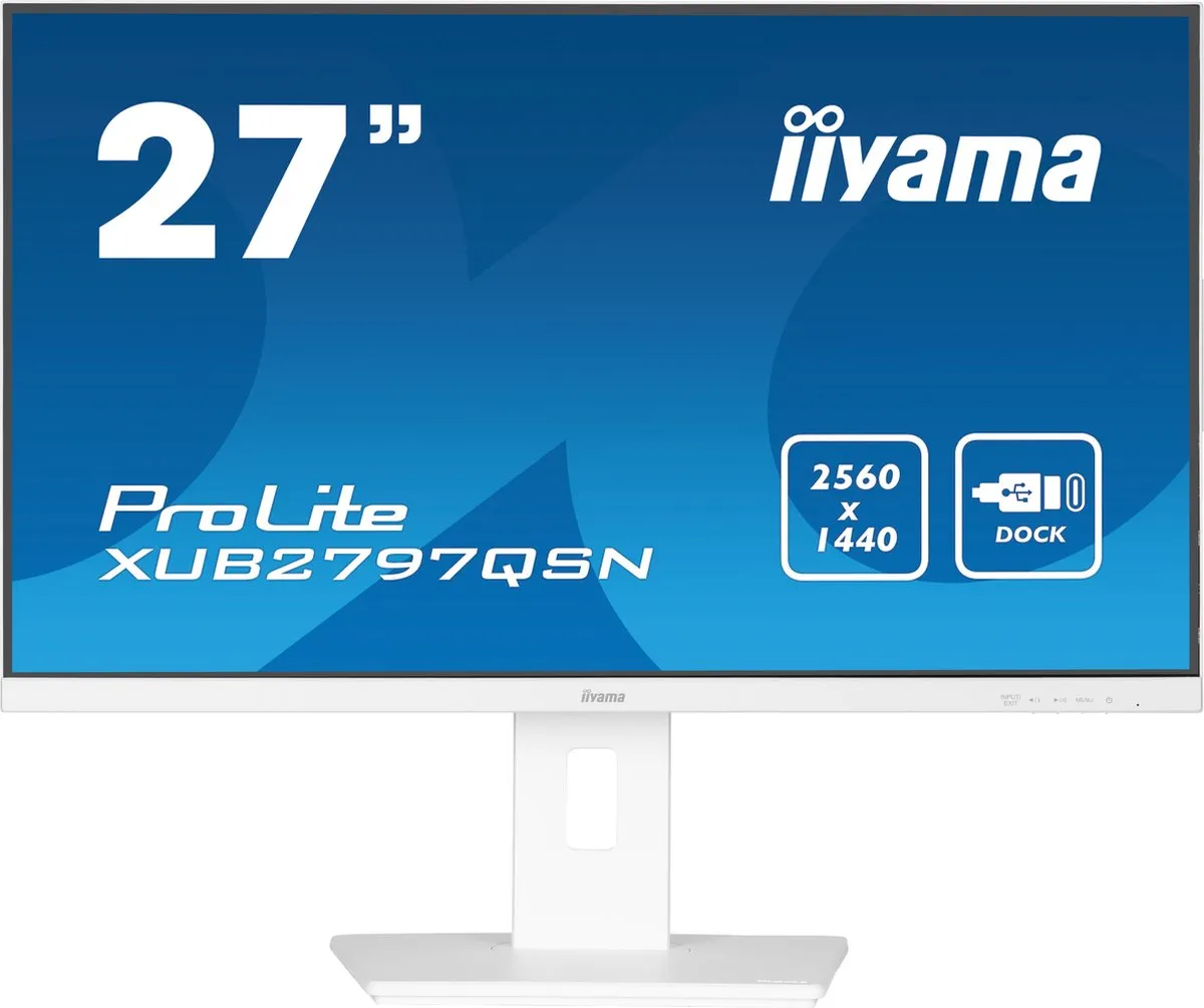 iiyama G-MASTER XUB2797QSN-W2 Monitor 27" QHD - Wit - afbeelding 6 van 6
