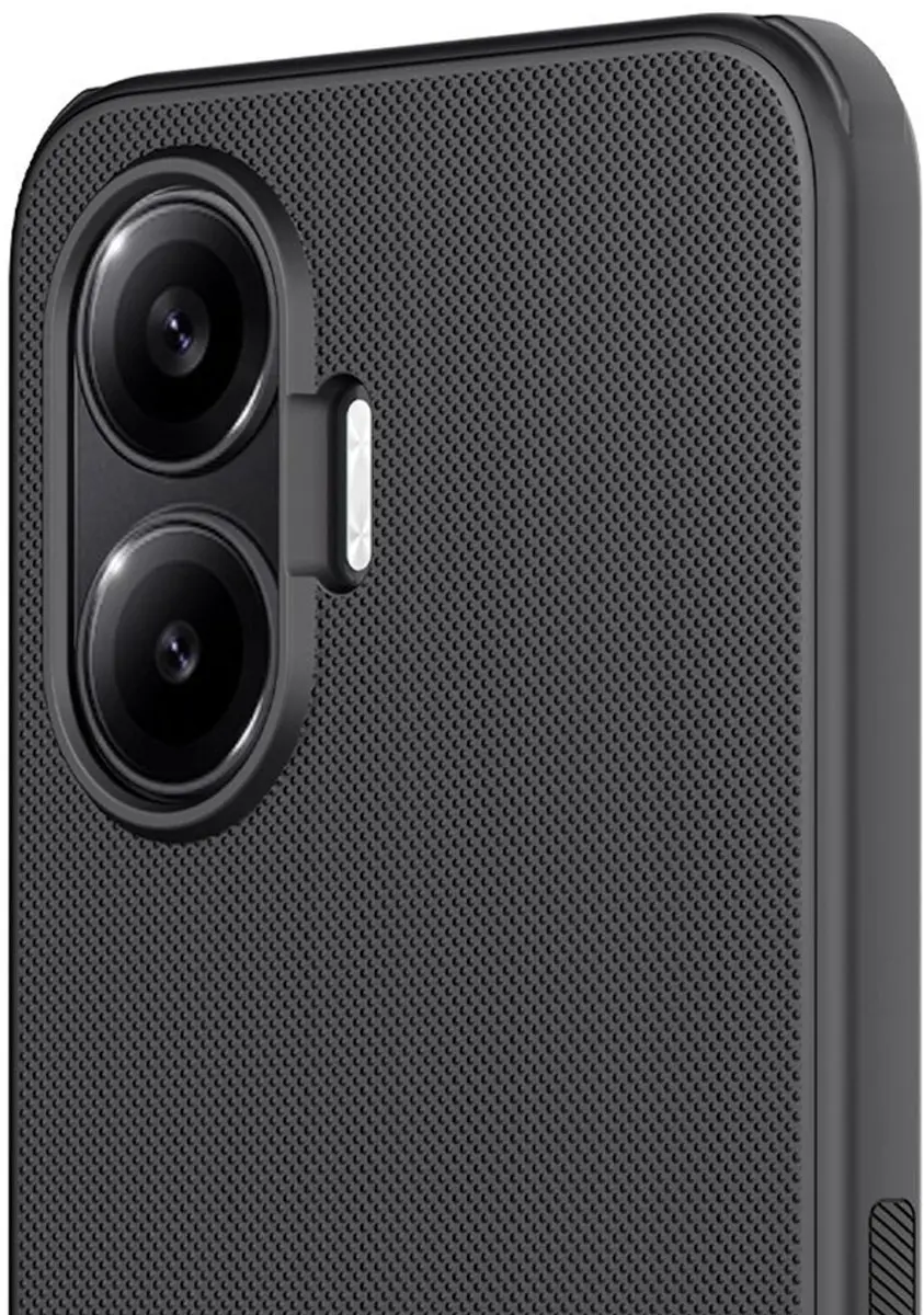 Nillkin Hoesje Poco F7 Bi-Materiaal Super Frosted Pro - Zwart