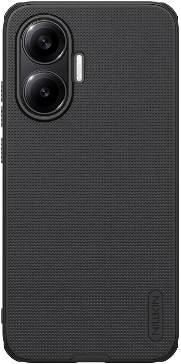 Nillkin Hoesje Poco F7 Bi-Materiaal Super Frosted Pro - Zwart